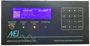 Induction heating inverter interactive screen