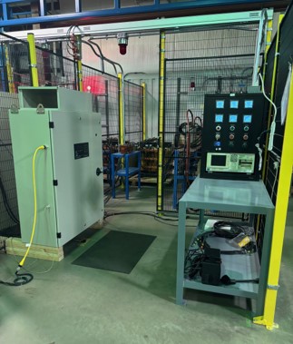 induction heating inverter being tested